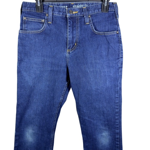 Carhartt Other - Carhartt Straight Fit Jeans Men 30x30 Blue Denim Rugged Workwear Gorpcore